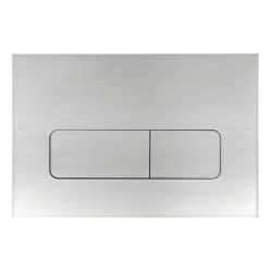   Öblítőtartály nyomólap, Deante falsík alatti kerethez - slim, szálcsiszolt acél CST_F51P