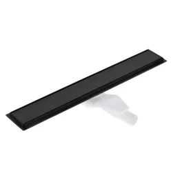   Padlóösszefolyó, Deante zuhanyfolyóka, 60 cm, fekete KOS_N06D