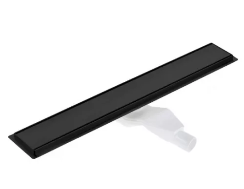 Padlóösszefolyó, Deante zuhanyfolyóka, 60 cm, fekete KOS_N06D