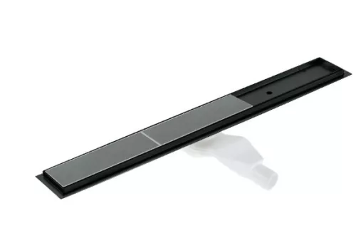Padlóösszefolyó, Deante zuhanyfolyóka, 60 cm, fekete KOS_N06D