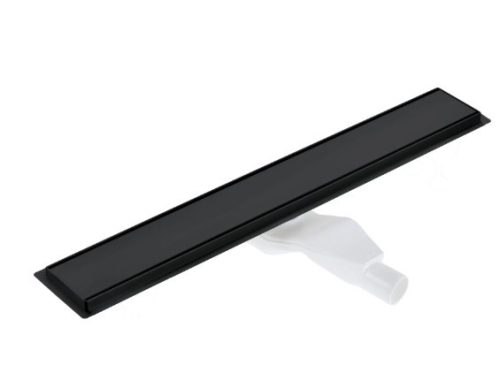 Padlóösszefolyó, Deante zuhanyfolyóka, 70 cm, fekete KOS_N07D