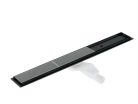 Padlóösszefolyó, Deante zuhanyfolyóka, 70 cm, fekete KOS_N07D