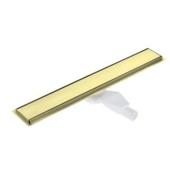   Padlóösszefolyó, Deante zuhanyfolyóka, 70 cm, szálcsiszolt arany KOS_R07D