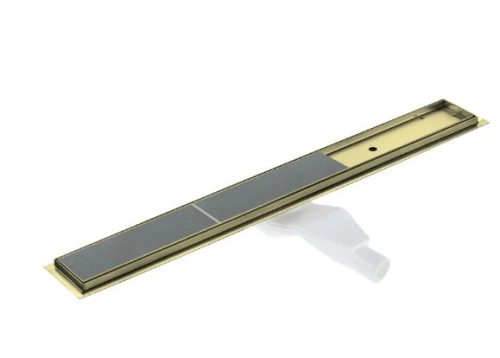 Padlóösszefolyó, Deante zuhanyfolyóka, 70 cm, szálcsiszolt arany KOS_R07D