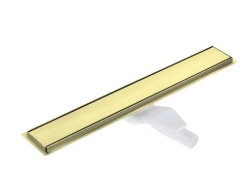 Padlóösszefolyó, Deante zuhanyfolyóka, 80 cm, szálcsiszolt arany KOS_R08D