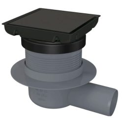   Padlóösszefolyó, Deante megfordítható padlóösszefolyó, fekete KOS_N01D