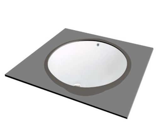 Mosdó, Deante Alpinia pult alá építhető kerámia mosdó 33x43 cm CGA_6U5U