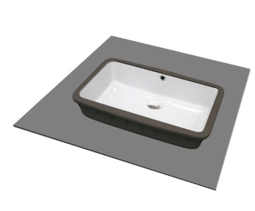 Mosdó, Deante Temisto beépíthető kerámia mosdó 30x50 cm CDT_6U5U