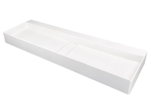 Mosdó, Deante Blur pultra építhető gránit mosdó lefolyófedéllel 40x120 cm CQB_AU2S