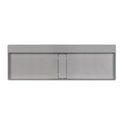   Mosdó, Deante Blur pultra építhető gránit mosdó lefolyófedéllel, metálszürke 40x120 cm CQB_SU2S