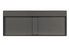 Mosdó,Deante Blur pultra építhető gránit mosdó lefolyófedéllel, antracit metál 40x100 cm CQB_TU1S