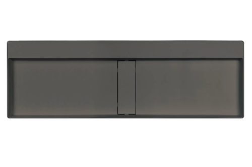 Mosdó,Deante Blur pultra építhető gránit mosdó lefolyófedéllel, antracit metál 40x120 cm CQB_TU2S