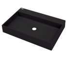 Mosdó, Deante Correo pultra építhető gránit mosdó, fekete 40x60 cm CQR_NU6S