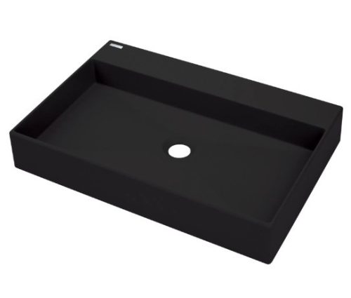 Mosdó, Deante Correo pultra építhető gránit mosdó, fekete 40x60 cm CQR_NU6S