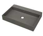 Mosdó, Deante Correo pultra építhető gránit mosdó antracit metál 60x40 cm CQR_TU6S