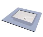 Mosdó, Deante Correo beépíthető gránit mosdó alabástrom 50x35 cm CQR_AU5U