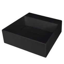   Mosdó, Deante Correo pultra építhető gránit mosdó fekete lefolyófedéllel 40x40 CQR_NU4M