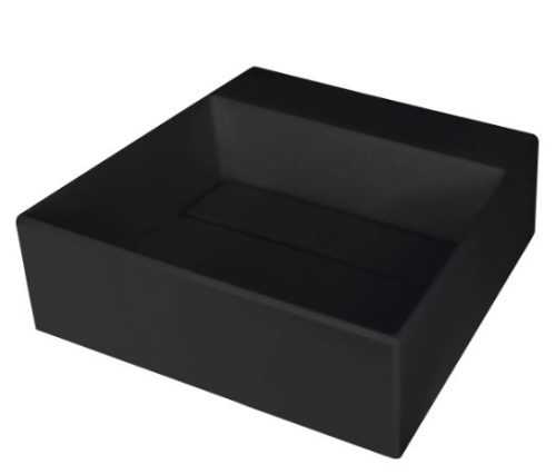 Mosdó, Deante Correo pultra építhető gránit mosdó fekete lefolyófedéllel 40x40 CQR_NU4M