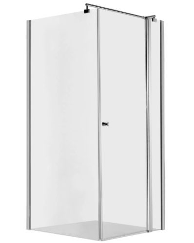 Zuhanykabin, Deante Cubic szögletes zuhanykabin 80x80x195, króm/átlátszó KTI_044P