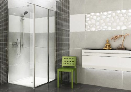 Zuhanykabin, Deante Cubic szögletes zuhanykabin 80x80x195, króm/átlátszó KTI_044P