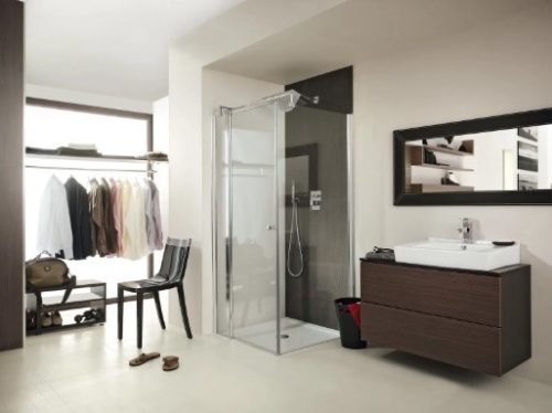 Zuhanykabin, Deante Cubic szögletes zuhanykabin 80x80x195, króm/átlátszó KTI_044P