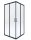Zuhanykabin, Deante Funkia szögletes zuhanykabin 80x80x185 fekete/átlátszó üveg KYC_N42K