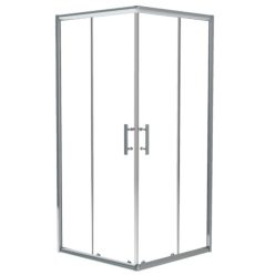   Zuhanykabin, Deante Jasmin Plus szögletes zuhanykabin 90x90x190 króm/átlátszó üveg KTJ_041P
