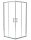Zuhanykabin, Deante Jasmin Plus szögletes zuhanykabin 90x90x190 króm/átlátszó üveg KTJ_041P