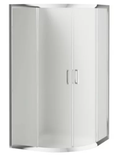 Zuhanykabin, Deante Funkia íves zuhanykabin 90x90x170 króm/matt üveg KYP_653K