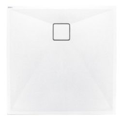   Zuhanytálca, Deante Correo szögletes, gránit zuhanytálca, alabástrom 80x80 KQR_A42B