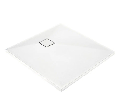 Zuhanytálca, Deante Correo szögletes, gránit zuhanytálca, alabástrom 80x80 KQR_A42B