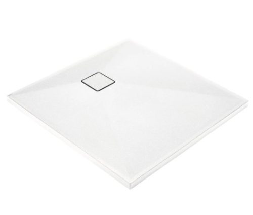 Zuhanytálca, Deante Correo szögletes, gránit zuhanytálca, alabástrom 80x80 KQR_A42B