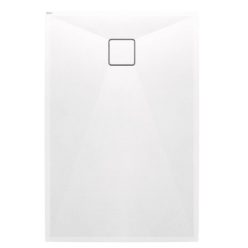   Zuhanytálca, Deante Correo szögletes, gránit zuhanytálca, alabástrom 120x90 KQR_A43B
