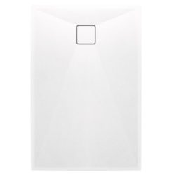   Zuhanytálca, Deante Correo szögletes, gránit zuhanytálca, alabástrom 100x90 KQR_A45B