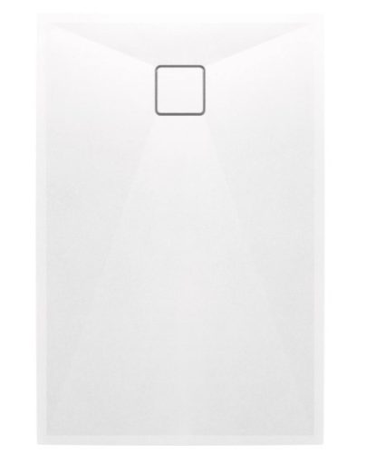 Zuhanytálca, Deante Correo szögletes, gránit zuhanytálca, alabástrom 100x90 KQR_A45B