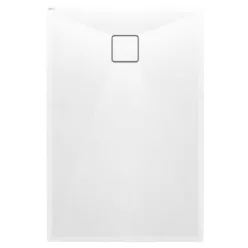   Zuhanytálca, Deante Correo szögletes, gránit zuhanytálca, alabástrom 90x70 KQR_A71B