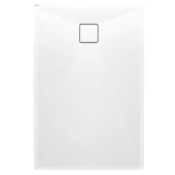   Zuhanytálca, Deante Correo szögletes, gránit zuhanytálca, alabástrom 100x70 KQR_A75B