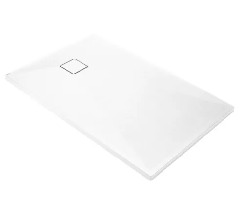 Zuhanytálca, Deante Correo szögletes, gránit zuhanytálca, alabástrom 100x70 KQR_A75B