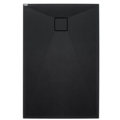   Zuhanytálca, Deante Correo szögletes, gránit zuhanytálca, fekete 120x80 KQR_N44B