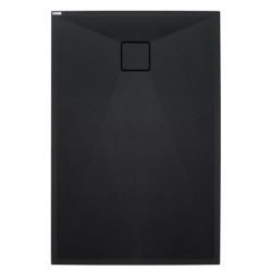   Zuhanytálca, Deante Correo szögletes, gránit zuhanytálca, fekete 140x80 KQR_N48B