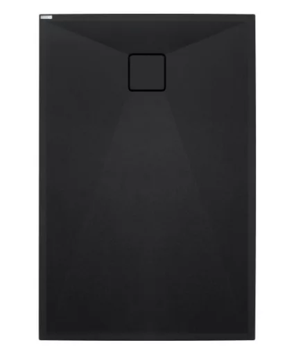 Zuhanytálca, Deante Correo szögletes, gránit zuhanytálca, fekete 140x80 KQR_N48B