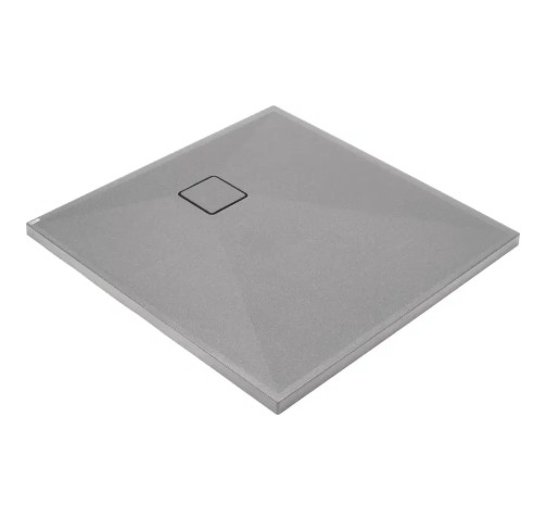 Zuhanytálca, Deante Correo szögletes, gránit zuhanytálca, metálszürke 80x80 KQR_S42B