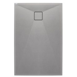   Zuhanytálca, Deante Correo szögletes, gránit zuhanytálca, metálszürke 120x90 KQR_S43B