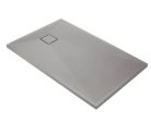 Zuhanytálca, Deante Correo szögletes, gránit zuhanytálca, metálszürke 100x90 KQR_S45B