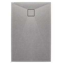   Zuhanytálca, Deante Correo szögletes, gránit zuhanytálca, metálszürke 100x80 KQR_S46B