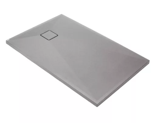 Zuhanytálca, Deante Correo szögletes, gránit zuhanytálca, metálszürke 140x90 KQR_S47B