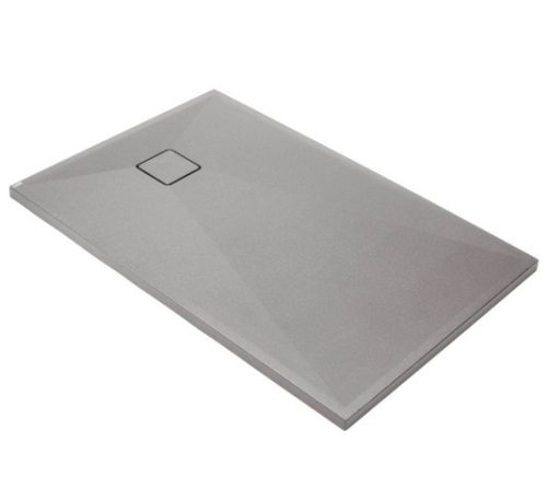Zuhanytálca, Deante Correo szögletes, gránit zuhanytálca, metálszürke 140x80 KQR_S48B