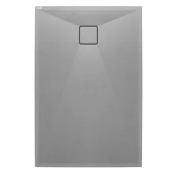   Zuhanytálca, Deante Correo szögletes, gránit zuhanytálca, metálszürke 90x70 KQR_S71B