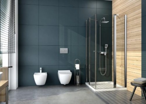 Zuhanytálca, Deante Cubic akril, szögletes zuhanytálca, fehér 90x90 KTK_041B