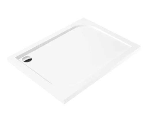 Zuhanytálca, Deante Cubic akril, szögletes zuhanytálca, fehér 80x120 KTK_044B